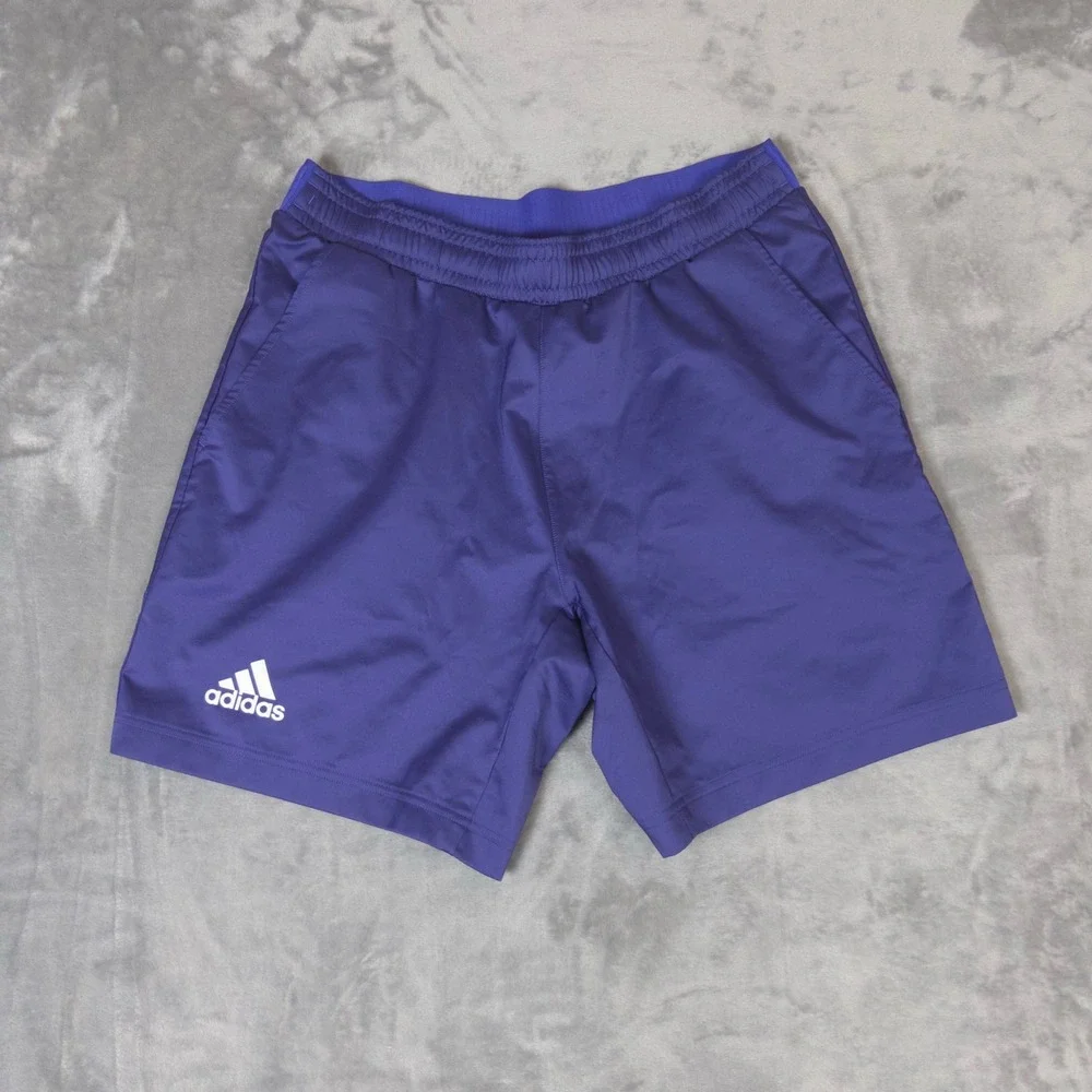 Adidas Shorts Mens Medium Purple Primeblue Athletic Gym GH7692 Training Workout